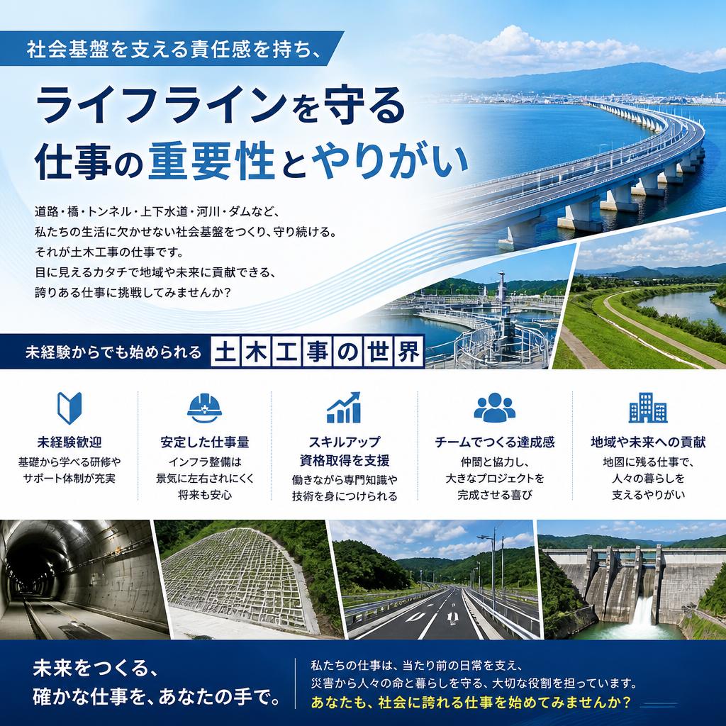 土木工事の魅力とは？